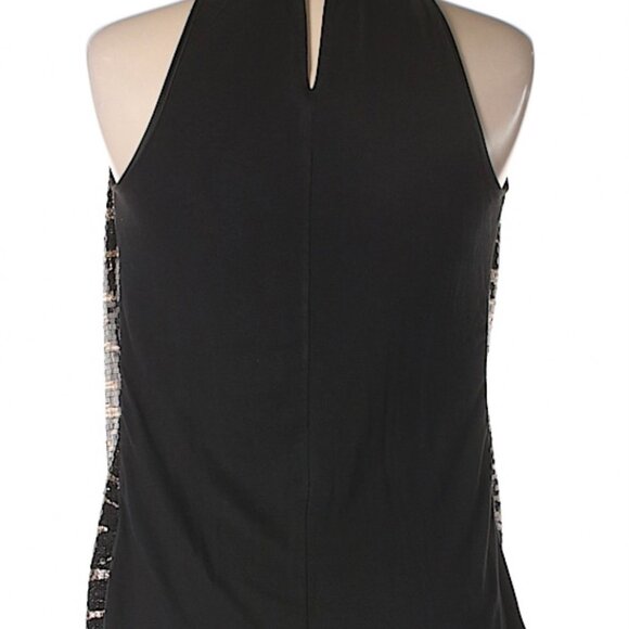 Debbie Shuchat Zebra Print Sequined Sleeveless Blouse Small - Picture 11 of 11